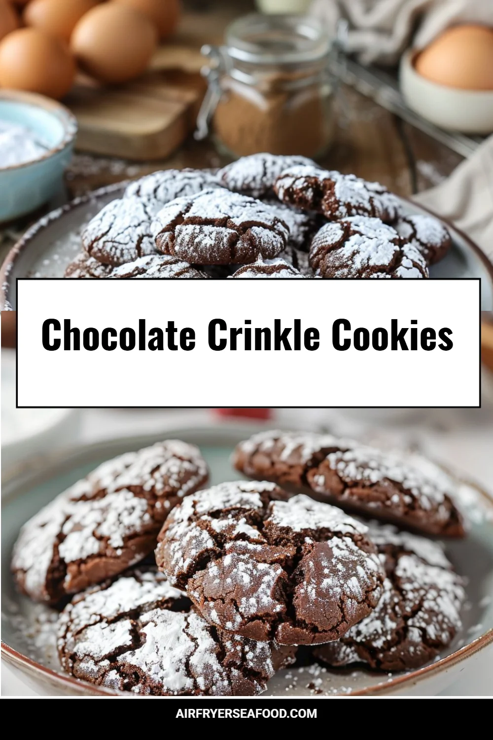 Chocolate Crinkle Cookies