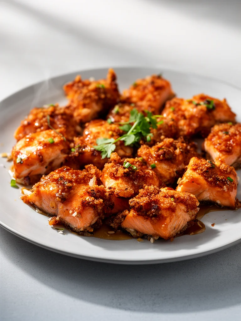 Crispy Bang Bang Salmon Bites
