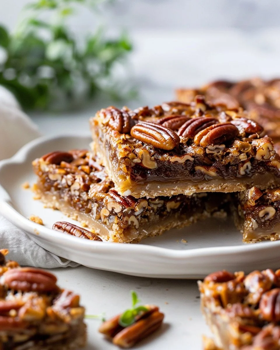 Easy Lazy Girl Pecan Pie Bars For The Perfect Dessert