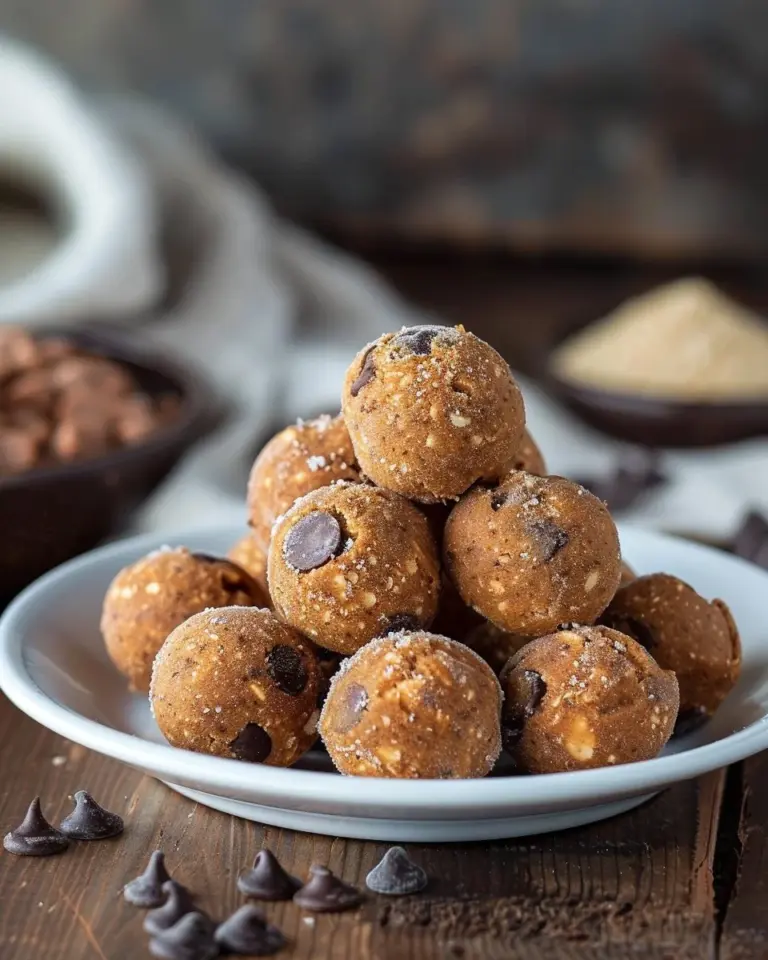 Frozen Greek yogurt peanut butter bites served in a bowl.