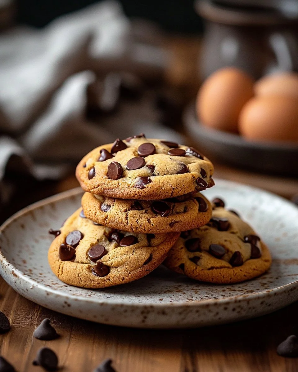 Delicious gooey cookies fresh out of the oven