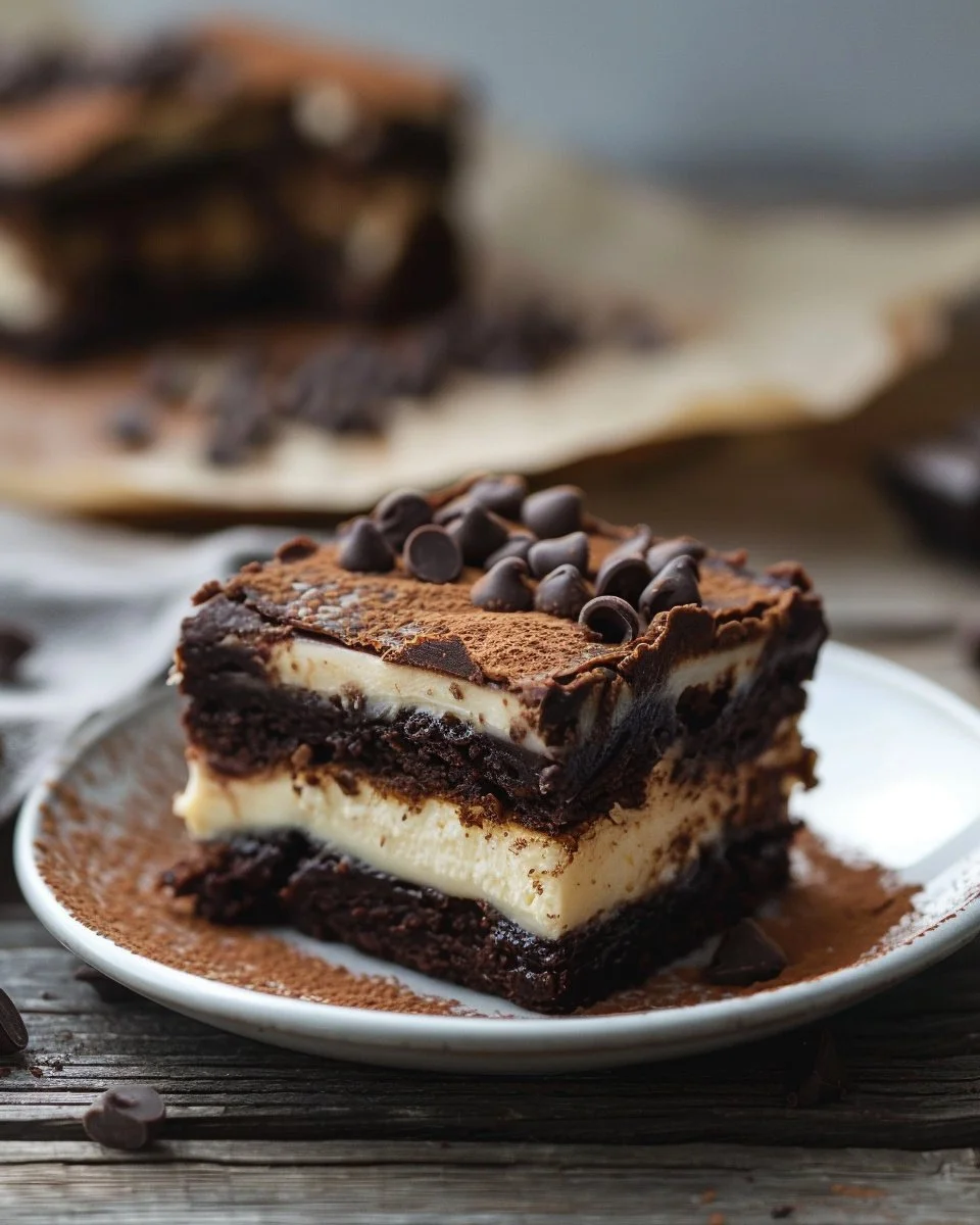 Indulgent Cheesecake Brownies