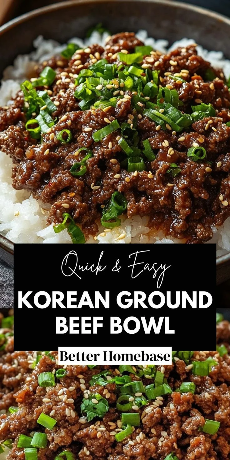 Korean Ground Beef Bowl