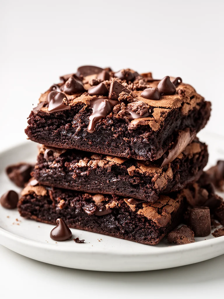 Decadent slutty brownies with layers of cookie dough, Oreos, and chocolate brownie.