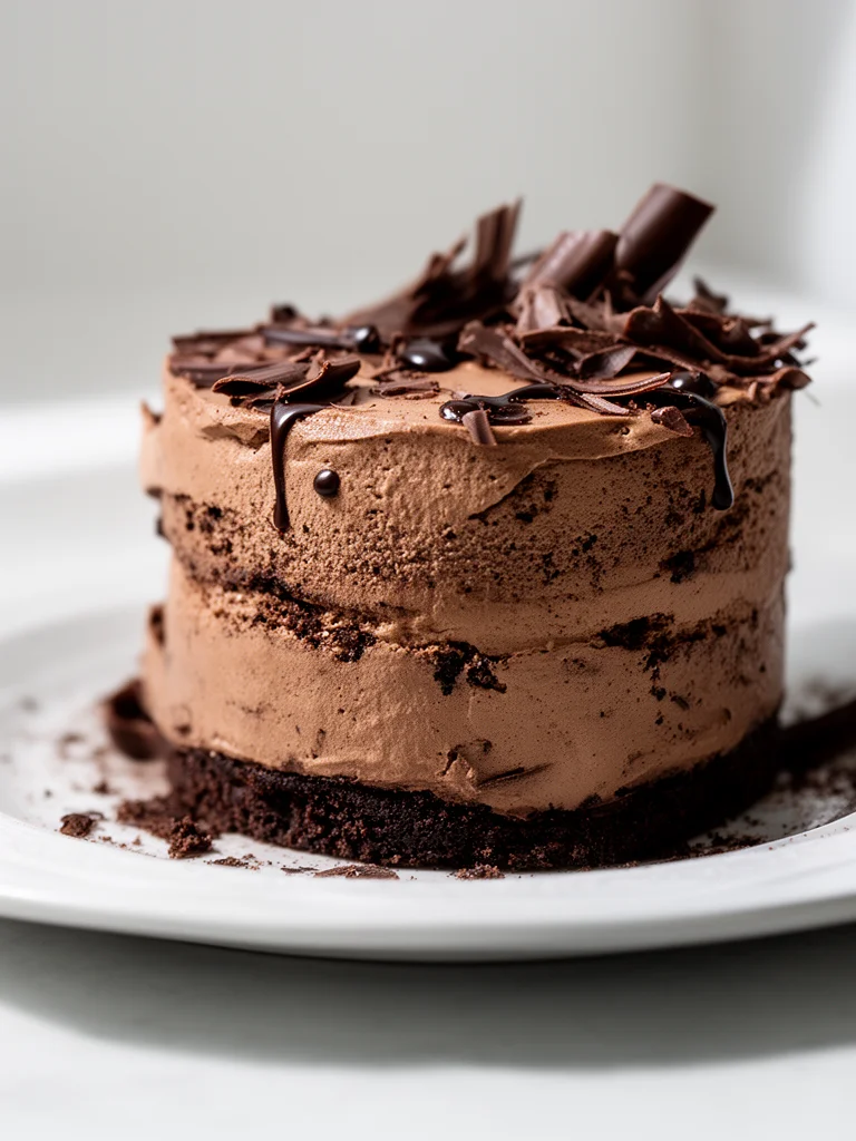 Triple Chocolate Mousse Cake