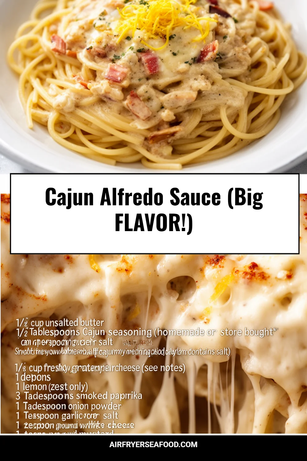 Cajun Alfredo Sauce (Big FLAVOR!)