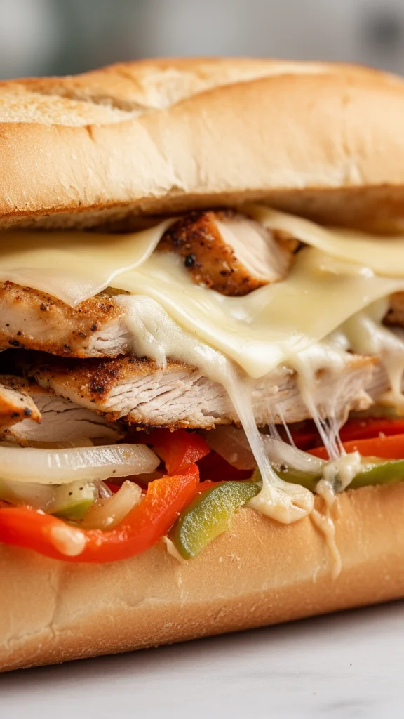 Chicken Philly Cheese Steaks