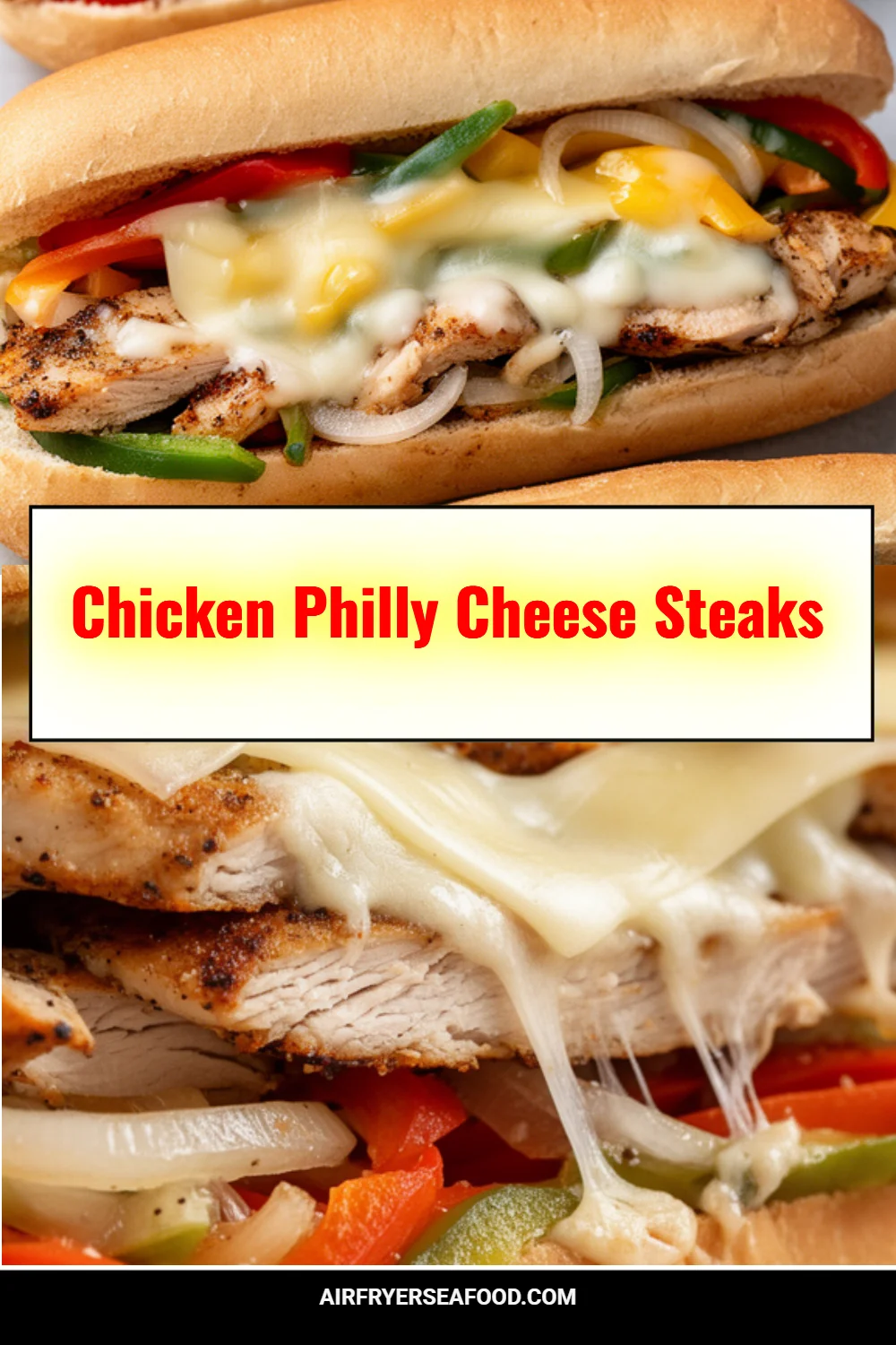 Chicken Philly Cheese Steaks