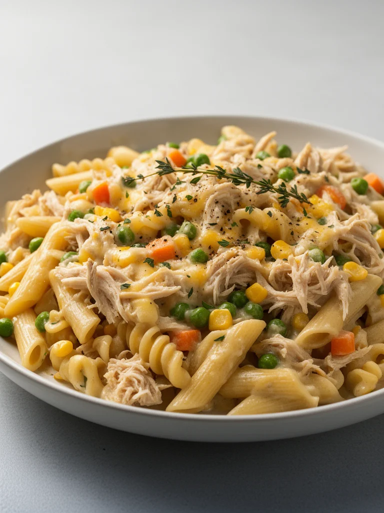Classic Chicken Pot Pie Pasta