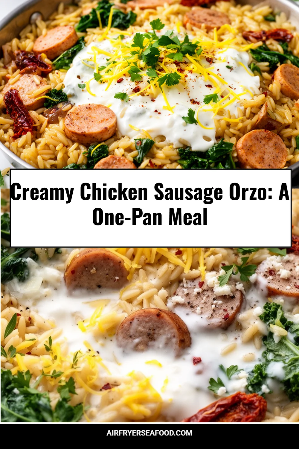 Creamy Chicken Sausage Orzo: A One-Pan Meal
