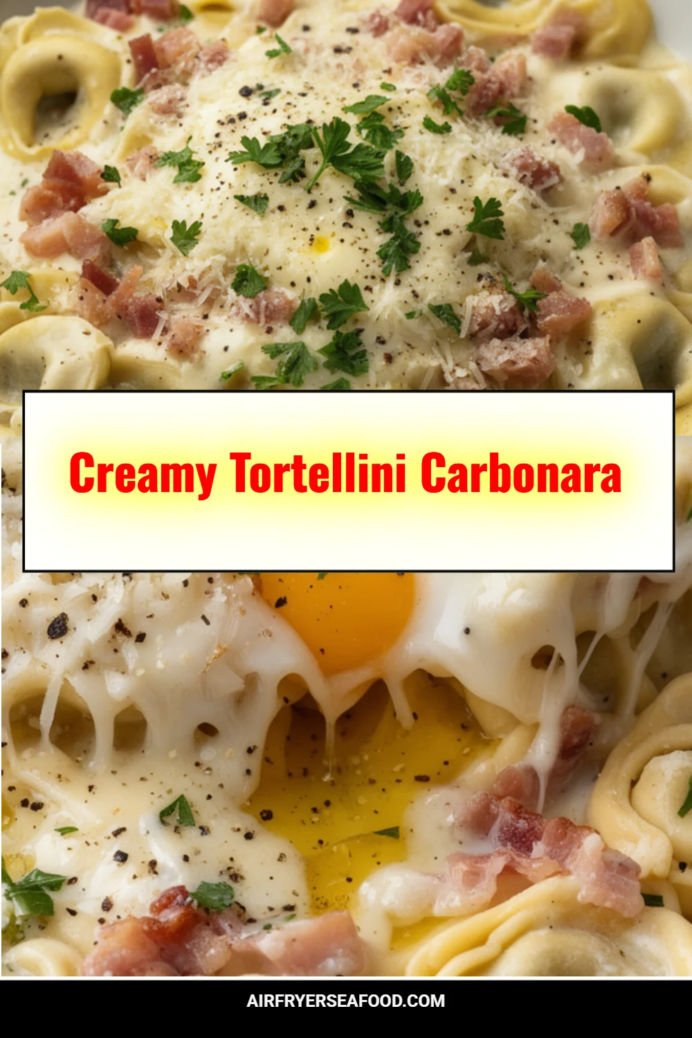 Creamy Tortellini Carbonara