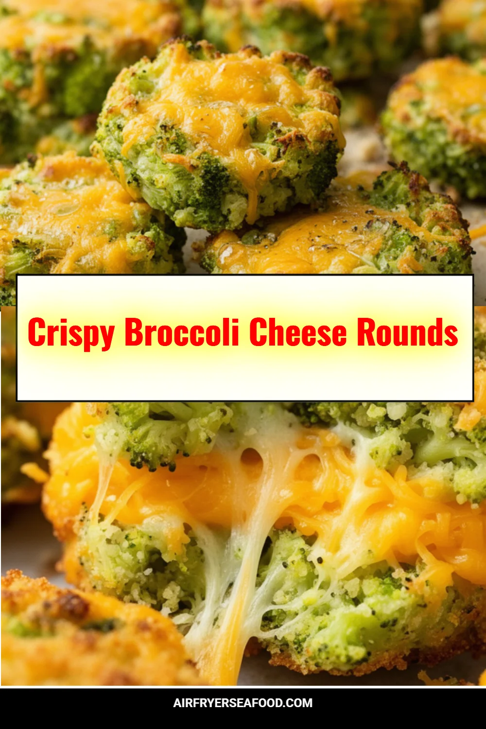 Crispy Broccoli Cheese Rounds