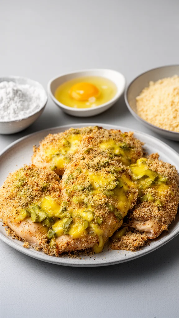 Crispy Dill Pickle Parmesan Chicken