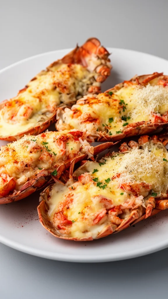 Delicious Lobster Thermidor dish served in a creamy sauce, a classic French recipe