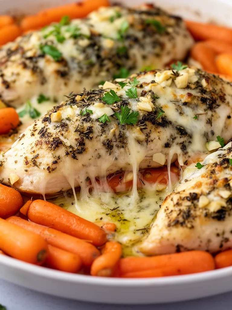 Garlic Herb Chicken & Carrot Plate
