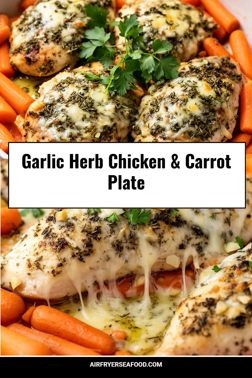 Garlic Herb Chicken & Carrot Plate