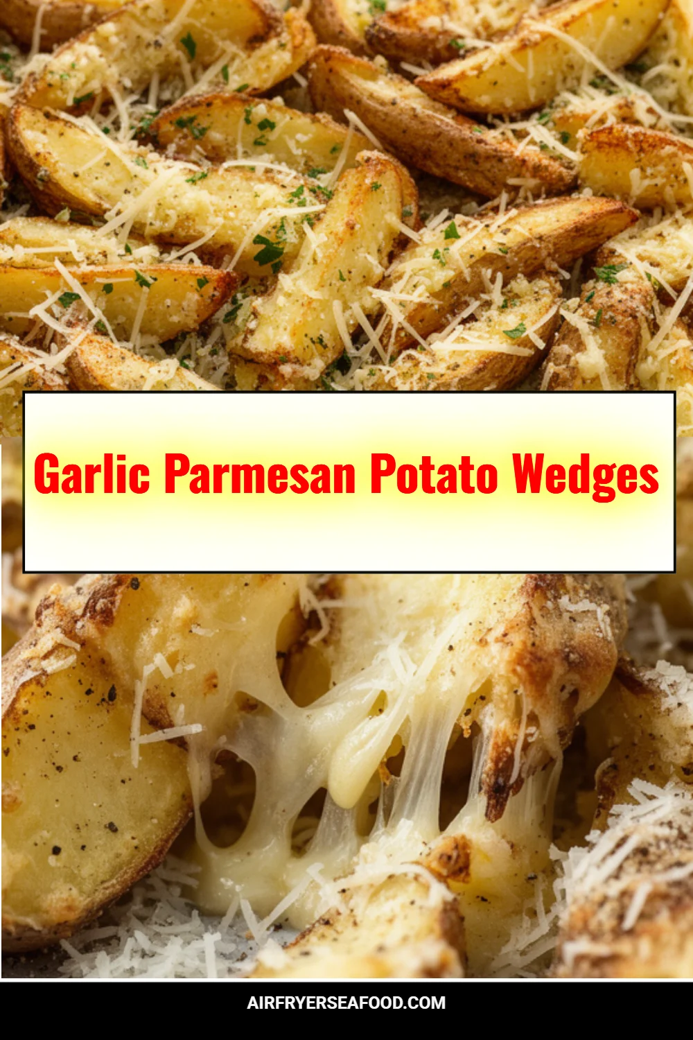 Garlic Parmesan Potato Wedges