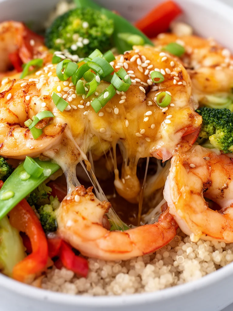 Honey Garlic Shrimp Bowls
