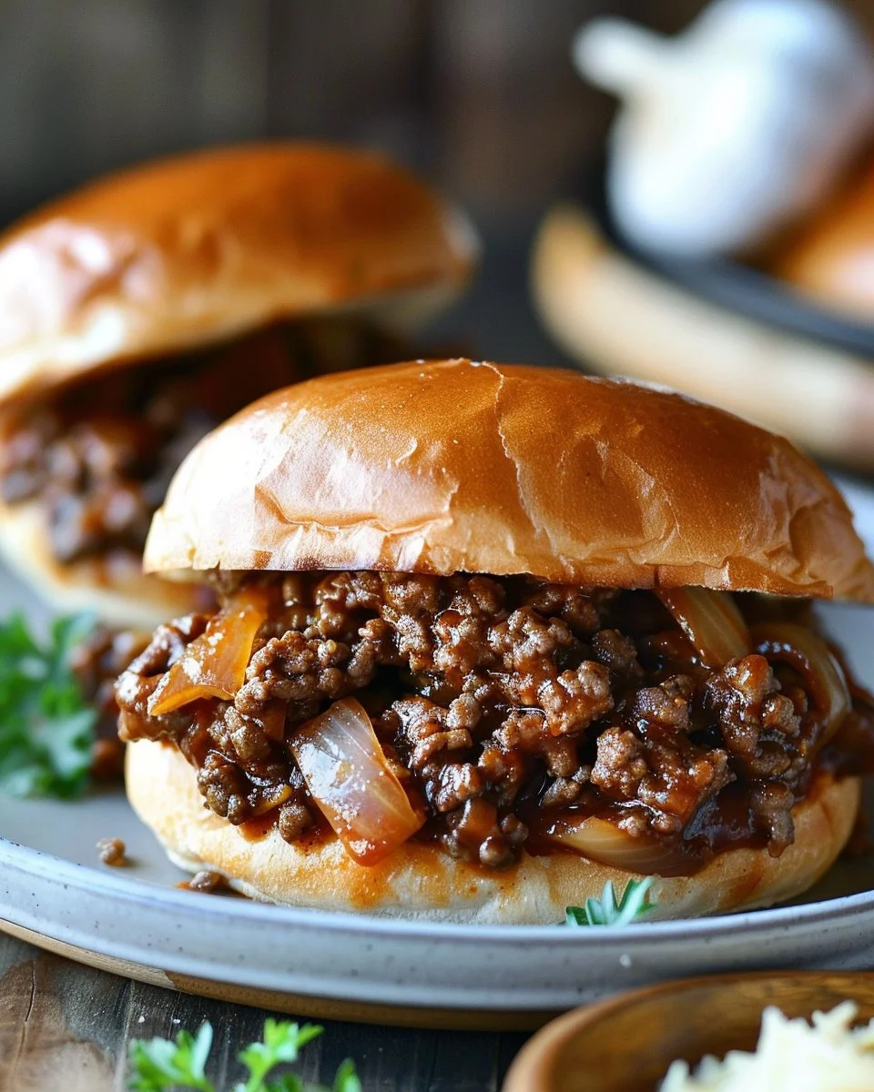 Irresistible French Onion Beef Sloppy Joes