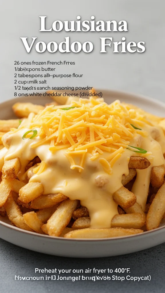 Louisiana Voodoo Fries (Wingstop Copycat)