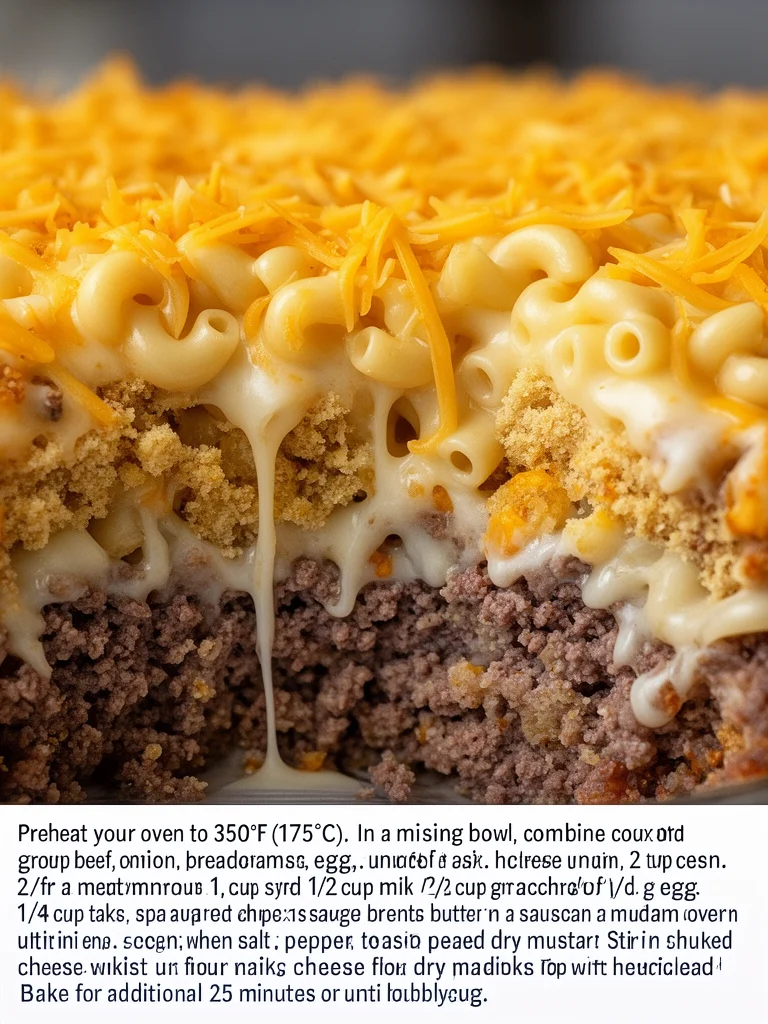 Mac and Cheese Meatloaf Casserole: The Ultimate Comfort Food Mashup