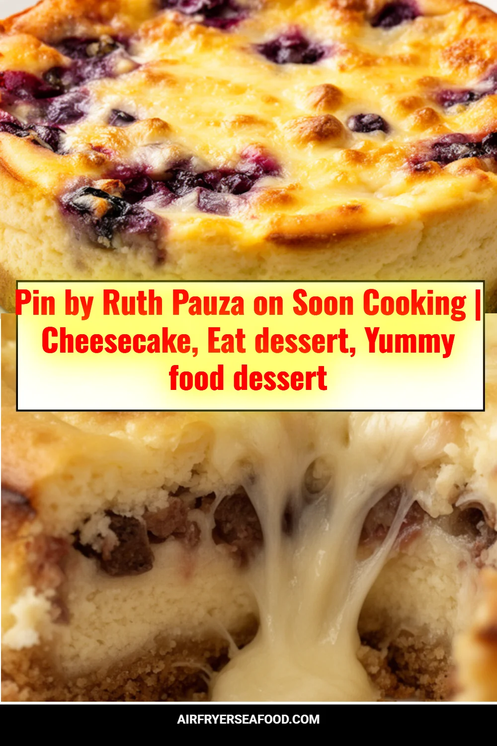 Pin by Ruth Pauza on Soon Cooking | Cheesecake, Eat dessert, Yummy food dessert
