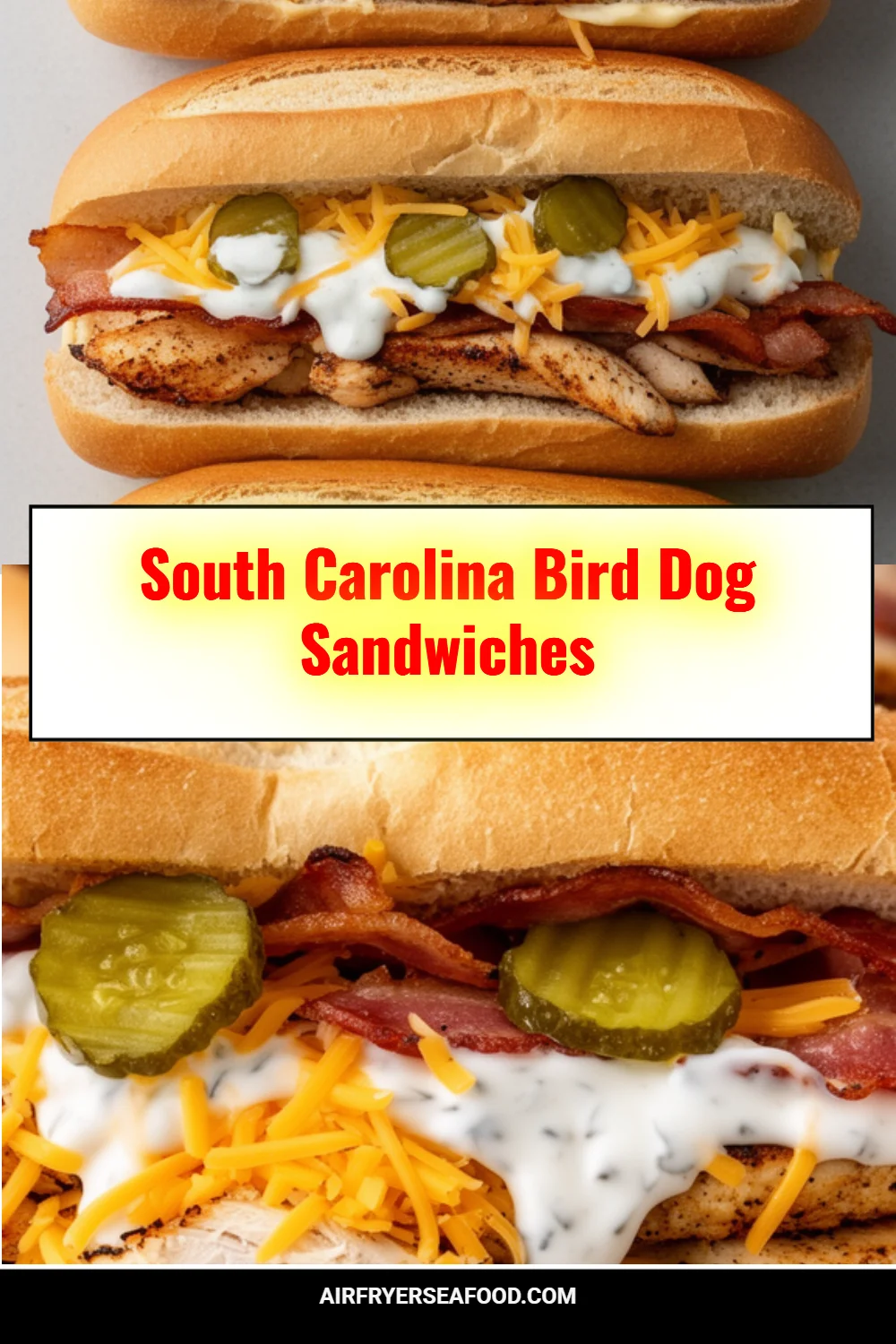 South Carolina Bird Dog Sandwiches