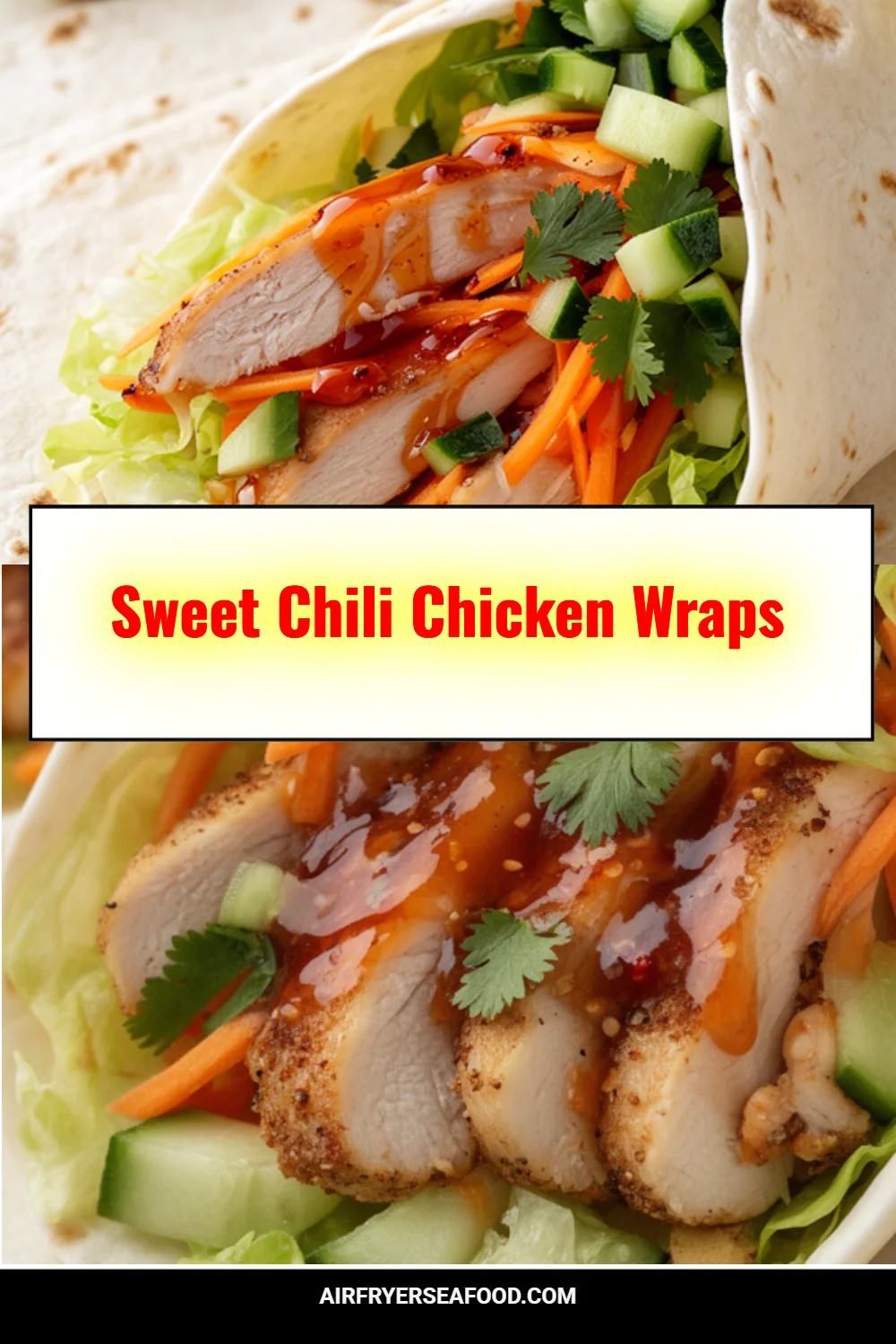 Sweet Chili Chicken Wraps