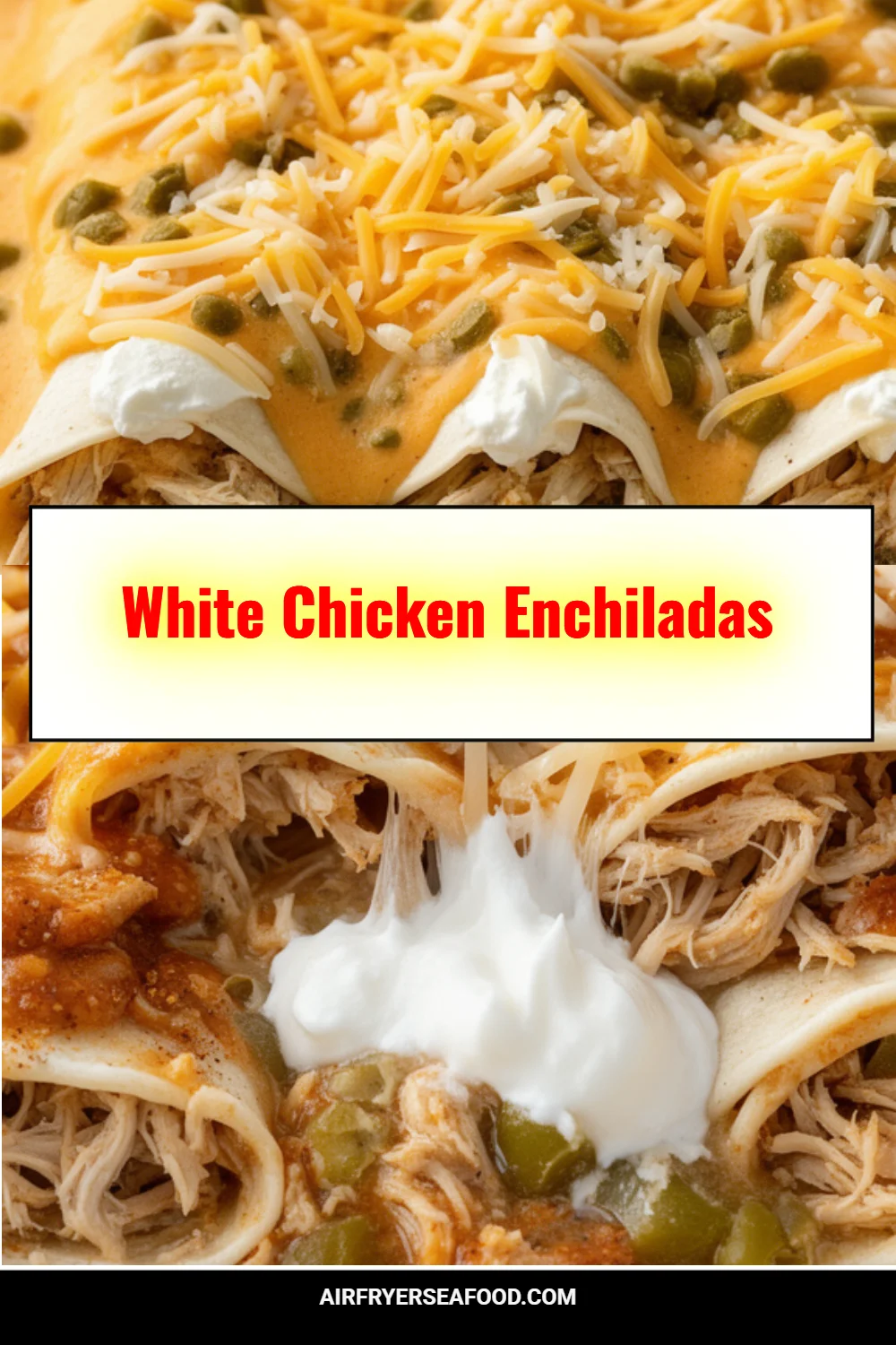 White Chicken Enchiladas